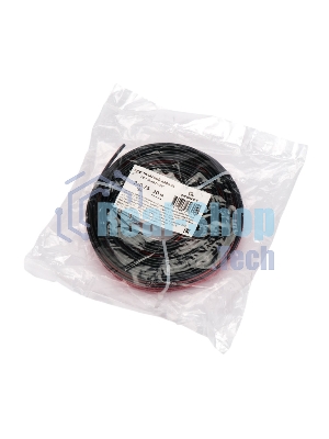 Акустический кабель Cablexpert CC-TC2Lx0.75-20M, 2x0.75мм2, 20м, черно-красный, пакет