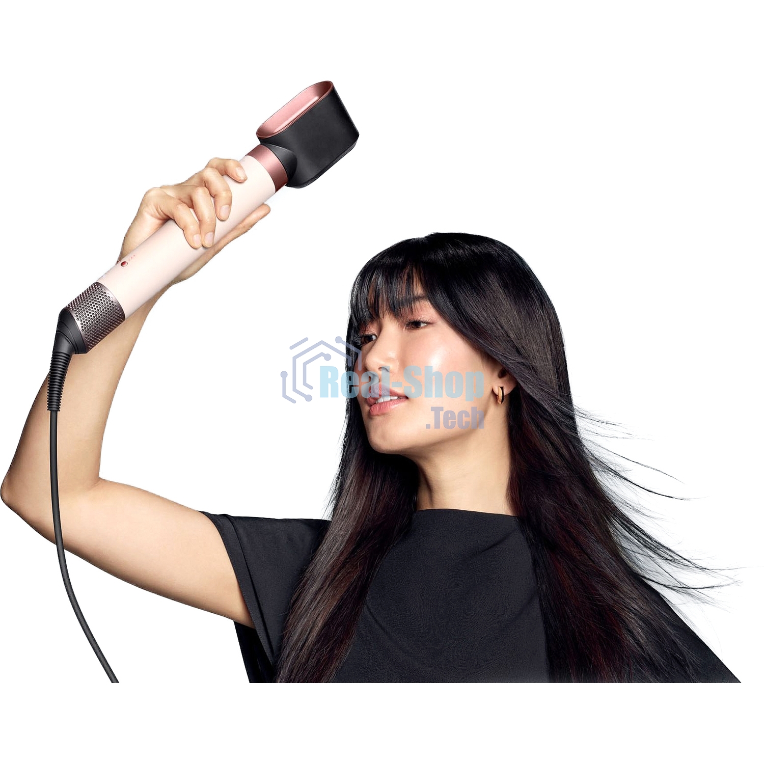 Мультистайлер Dyson Airwrap HS09 Coanda2x (Straight+Wavy) керамический розовый/розовое золото, 1700 Вт, ионизация