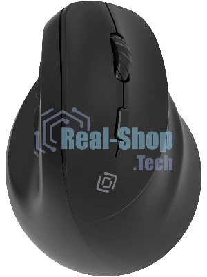 Мышь беспроводная Oklick 688MW ERGO черный, 2400 dpi, радиоканал, Bluetooth, USB, кнопки - 6