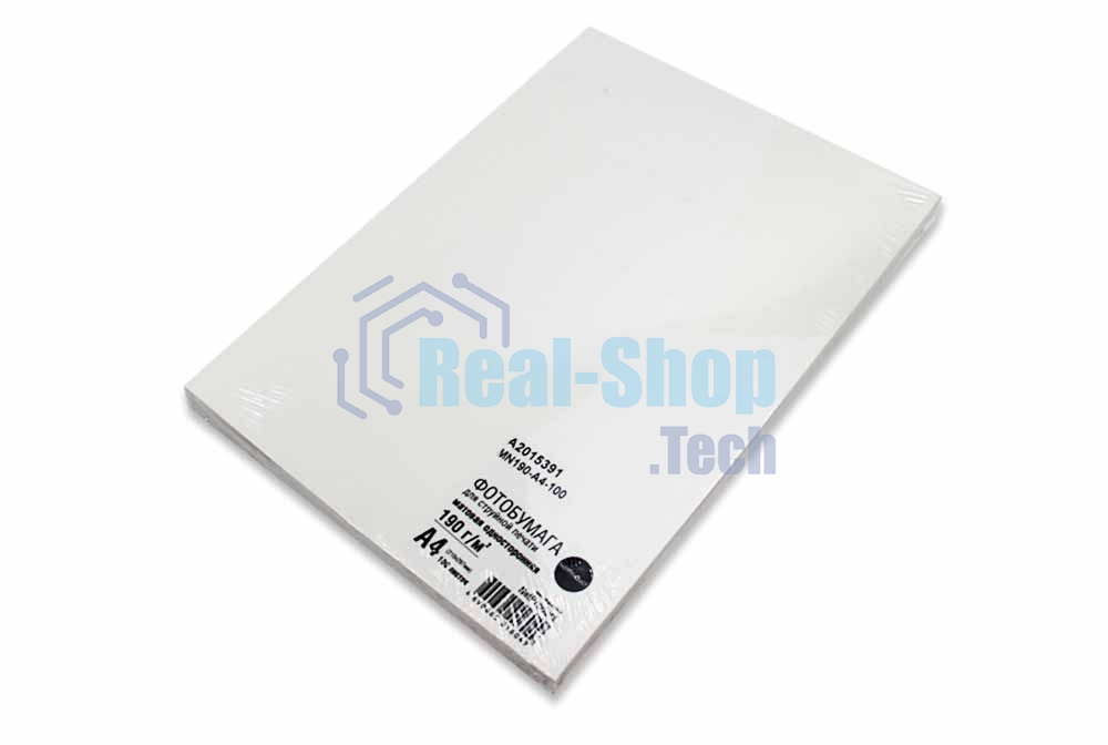 Фотобумага матовая односторонняя (NetProduct) A4 190 г/м 100л.