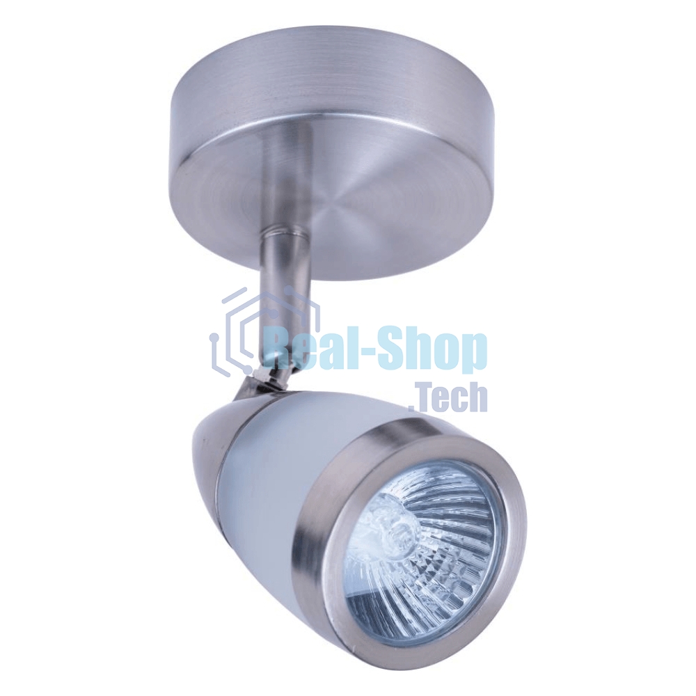 Светильник Hiper Светильник встраиваемый Сатин/Никель H076-1 Поворотный, мощность ламп до 50Вт Размер 13х27