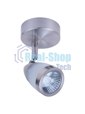 Светильник Hiper Светильник встраиваемый Сатин/Никель H076-1 Поворотный, мощность ламп до 50Вт Размер 13х27