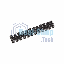 Клеммная колодка винтовая Rexant KВ-12 (4-12 мм²), ток 16 A, полипропилен черный (ЗВИ)