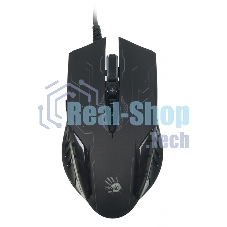 Мышь проводная A4Tech Bloody Q51 черный, 3200 dpi, USB, кнопки - 8