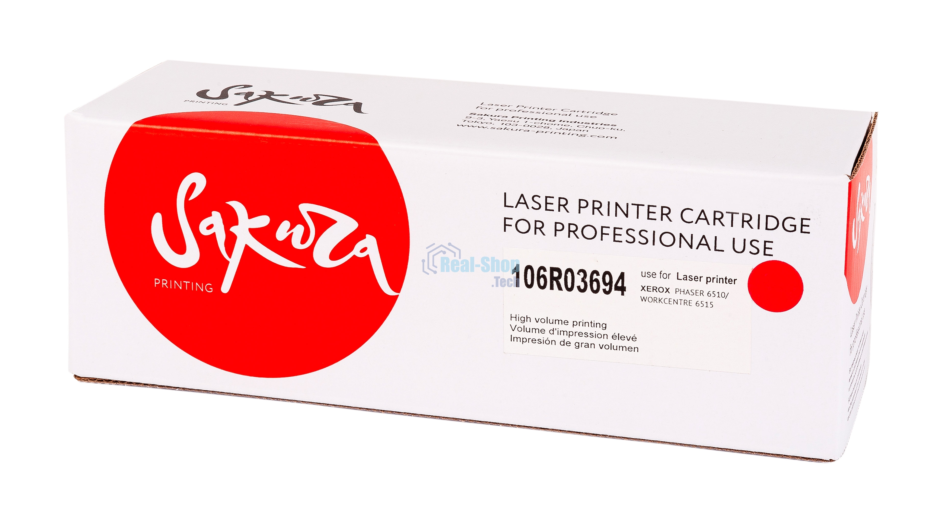 Картридж лазерный Sakura 106R03694 для Xerox Phaser 6510, WC 6515, пурпурный, 4300 к.
