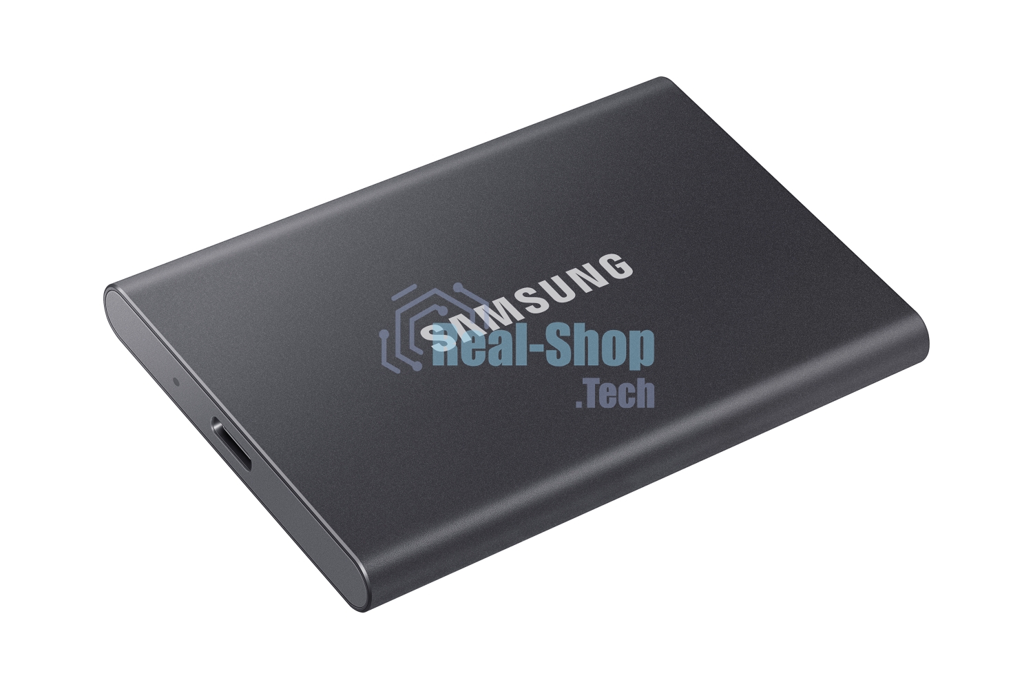 Внешний SSD Samsung T7, 2TB, USB 3.2 Gen 2 Type-C, R/W 1050/1000, титан