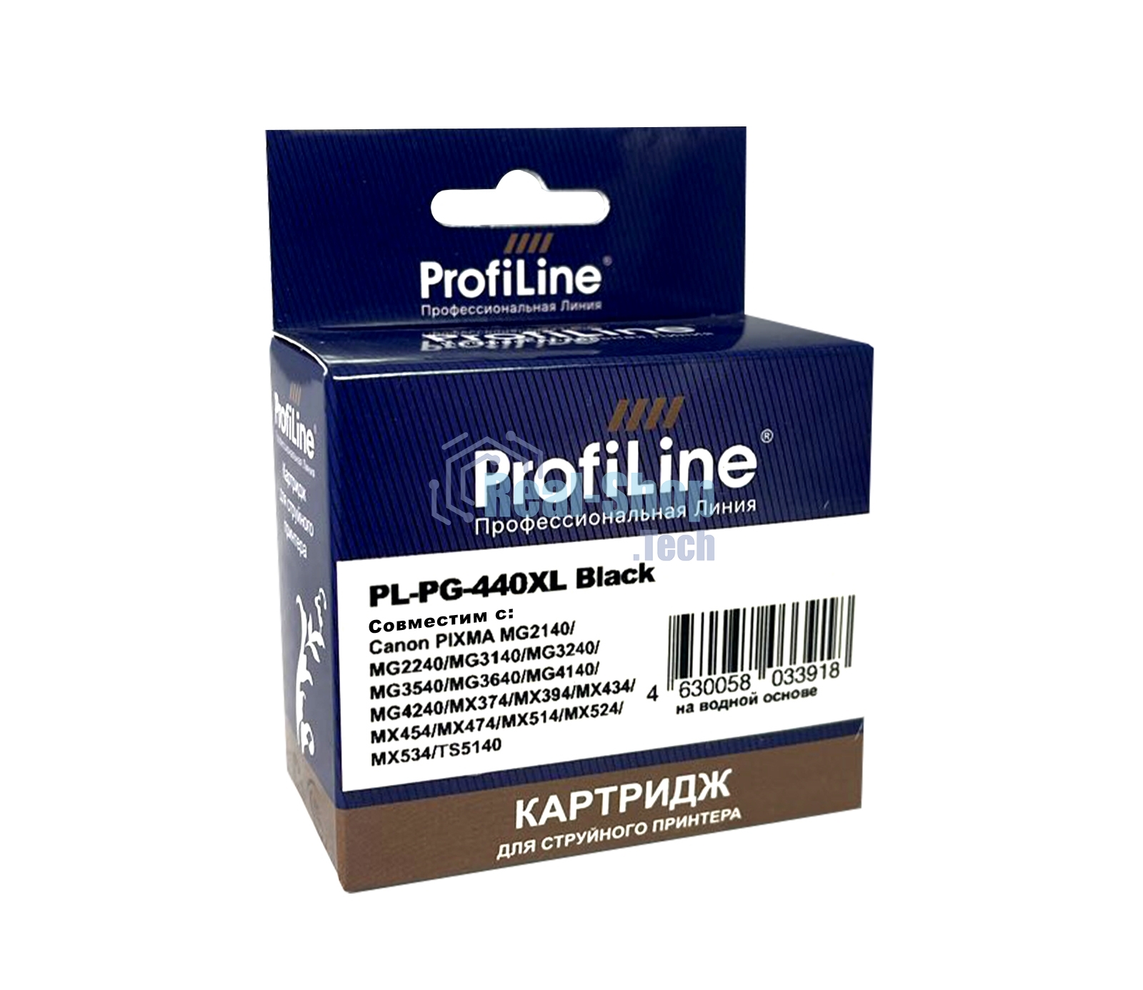 Картридж струйный ProfiLine PL-PG-440XL для принтеров Canon PIXMA MG2140/MG2240/MG3140/MG3240/MG3540/MG3640/MG4140/MG4240/MX374/MX394/MX434/MX454/MX474/MX514/MX524/MX534 с чернилами Black