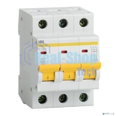 Выключатель автоматический модульный 3п C 25А 4.5кА ВА47-29 ИЭК MVA20-3-025-C