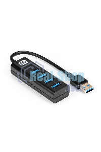 USB-концентратор 4-в-1 ExeGate DUB-4TP (кабель-адаптер USB3.0 --> 4xUSB3.0, Plug&Play, черный)