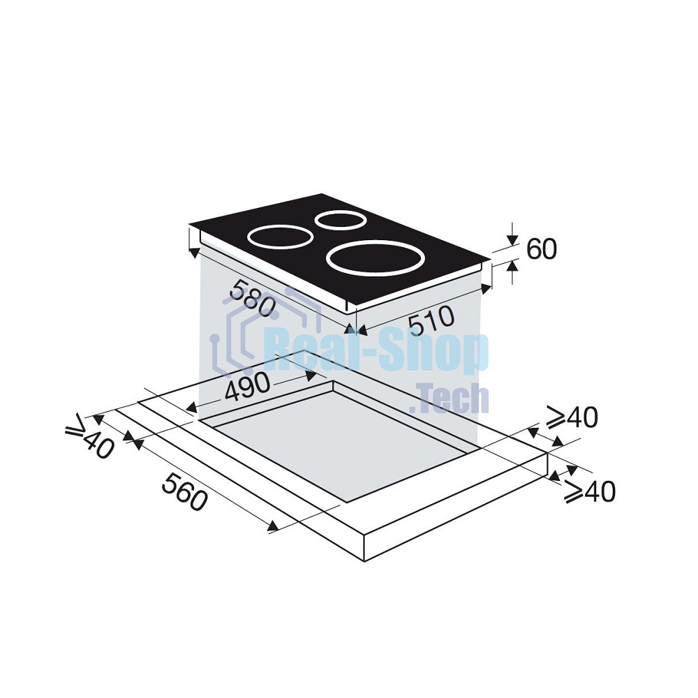 Индукционная варочная панель Brandt, 4 варочных зоны, 14 уровней мощности, индикация остаточного тепла, таймер, Ultraboost, белый