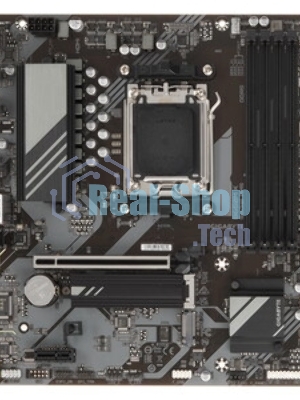 Материнская плата GIGABYTE B650M K, AM5, AMD B650, 4xDDR5, 4xSATA, 2xM.2, 1xPCIe 4.0 x16, 1xPCIe x1, 1xHDMI, 1xDP, 1x2.5Gb LAN, 1xUSB 3.2 Gen 2, 2xUSB 3.2 Gen 1, 4xUSB 2.0, 3x3.5 мм, 7.1, micro-ATX