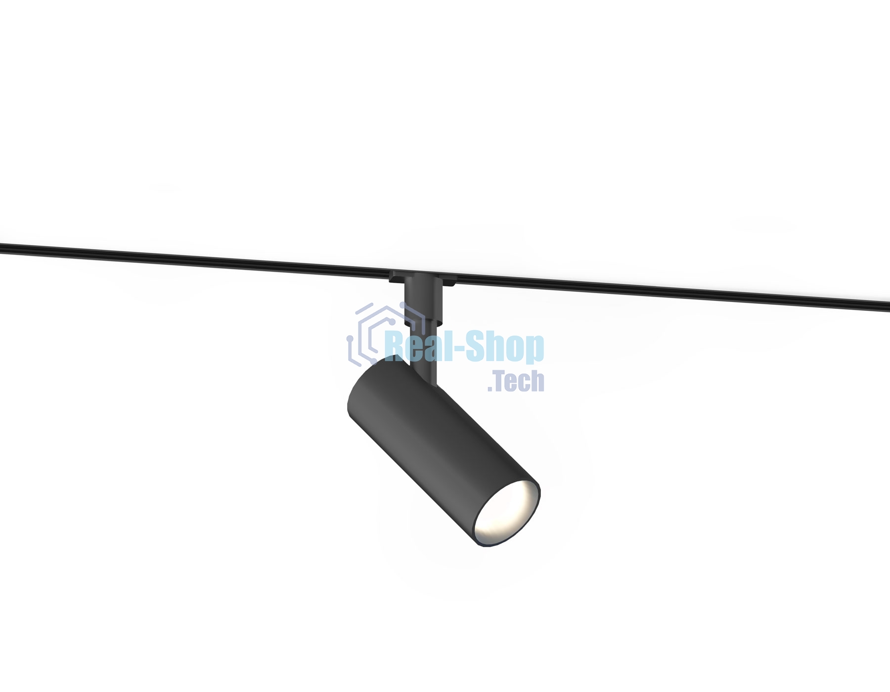 Трековый светильник GL2301 BK черный IP20 6W 3CCT 3000/4200/6400K 48V D35*80