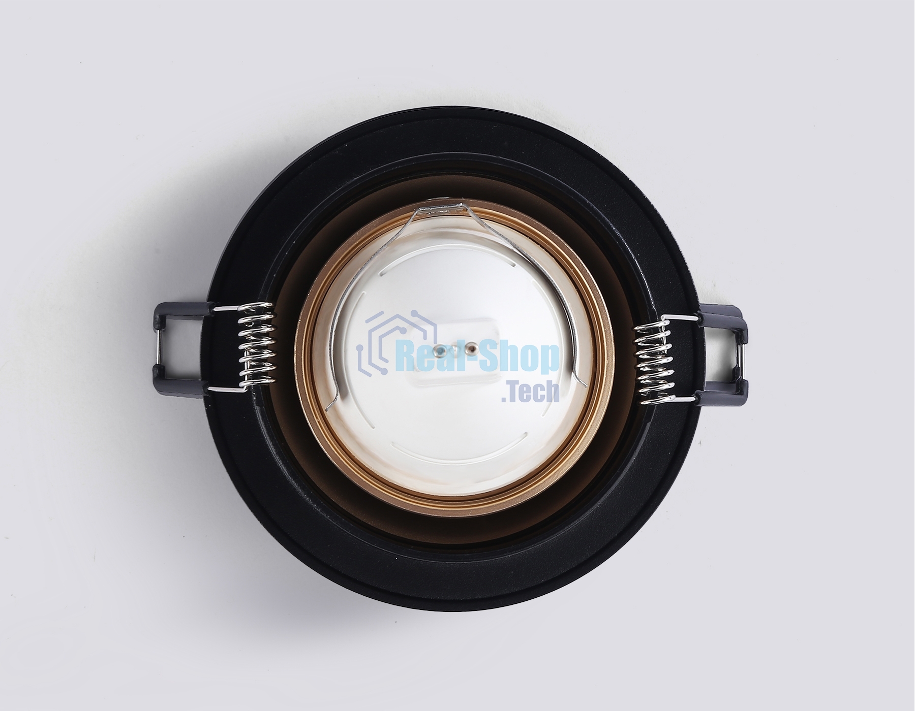 Светильник встраиваемый Ambrella light TN102725 BK/GD черный/золото GU5.3 92*92*23