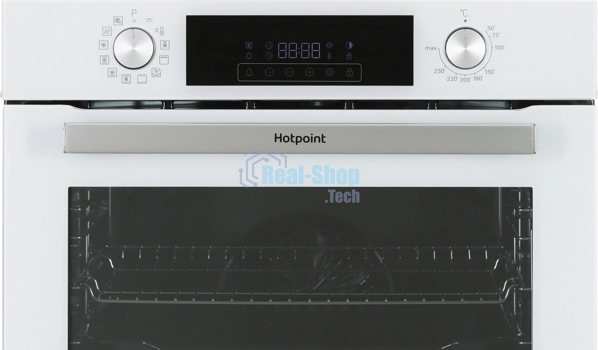 Встраиваемый электрический духовой шкаф Hotpoint HFE9 1231 JSH WHG, 72 л, 280 °C, конвекция, гриль, очистка паром, класс A