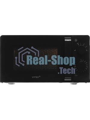 Микроволновая печь Vitek VT-MW0920 черный, 20 л, 700 Вт, переключатели — поворотный механизм