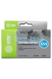 Картридж струйный Cactus CS-CZ109AE №655 черный (21,6 мл) для HP DJ IA 3525/5525/4515/4525