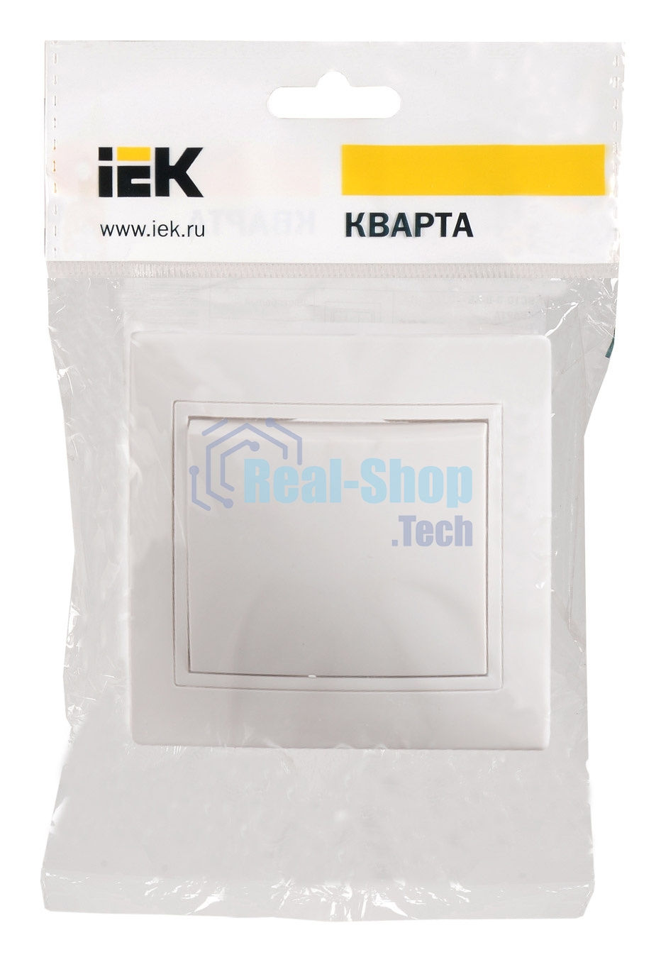 Выключатель 1-кл. СП КВАРТА 10А IP20 ВС10-1-0-КБ белый ИЭК EVK10-K01-10-DM