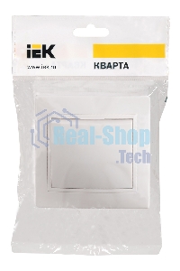 Выключатель 1-кл. СП КВАРТА 10А IP20 ВС10-1-0-КБ белый ИЭК EVK10-K01-10-DM