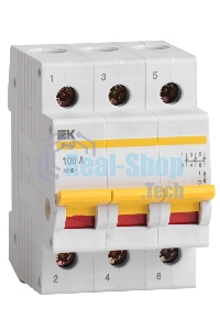 Выключатель нагрузки (мини-рубильник) Iek MNV10-3-020 ВН-32 3Р 20А ИЭК