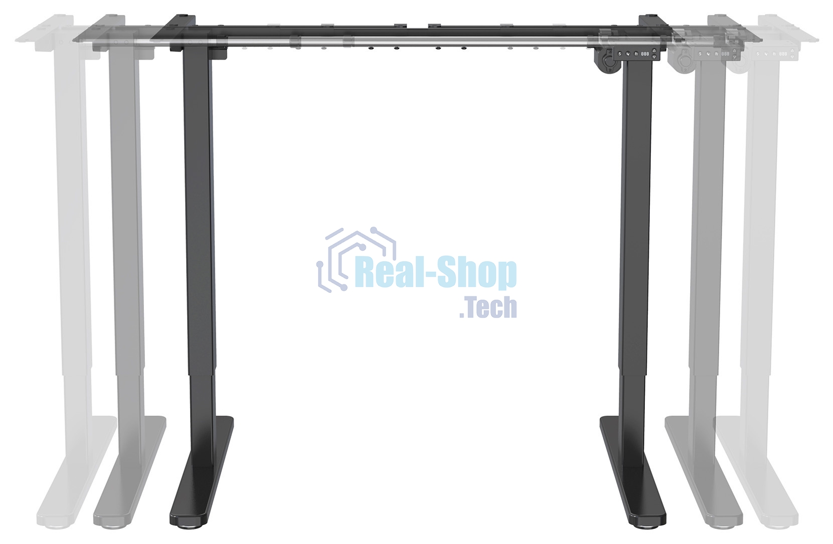 Подстолье Cactus CS-EDF-BK каркас черный