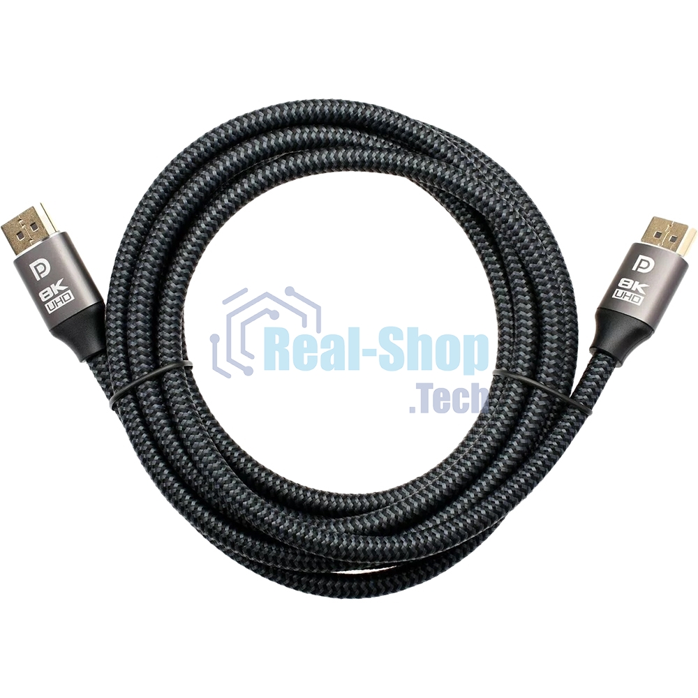 Кабель соединительный DP-DP 1.4V 8K@60Hz 3м, Telecom Pro TCG750-3M