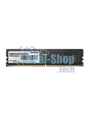 Оперативная память Patriot Signature, DDR5, 8GB (1x8 GB), 5600 MHz, CL46, DIMM