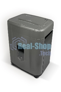 Шредер Heleos АП23-5 серый/серебристый с автоподачей (секр.P-5) фрагменты 145лист. 23лтр. скрепки скобы пл.карты