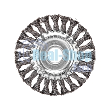 Щетка дисковая для УШМ Kranz крученая 125 мм, отв. 22,23 мм