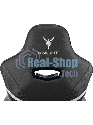 Кресло Knight Thunder 5X черный, экокожа, 120 кг, механизм качания