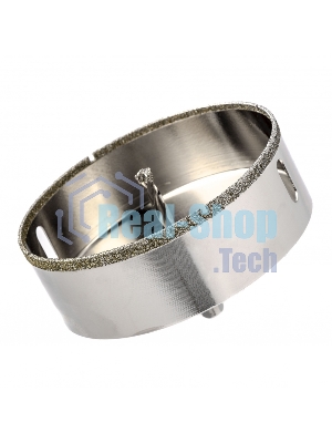 Сверло алмазное Matrix по керамограниту, 120 х 67 мм, 3-гранный хвостовик