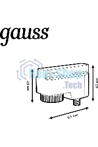 Адаптер Gauss TR122 черный