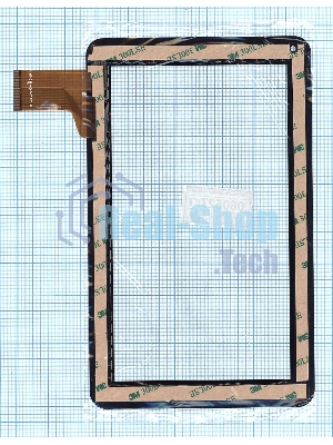 Сенсорное стекло (тачскрин) MF-358-090F-7. черное