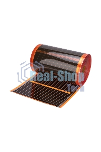 Пленочный теплый пол Rexant PTC 305 220Вт/м², ширина 50 см, толщина 0,338 мм