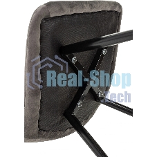 Стул для дома Бюрократ CH-K1_2 комплект 2 шт т. серый Holland 18 металл черный на ножках