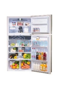 Холодильник Sharp SJ-XE59PMBE бежевый двухкамерный 430/148л морозилка сверху