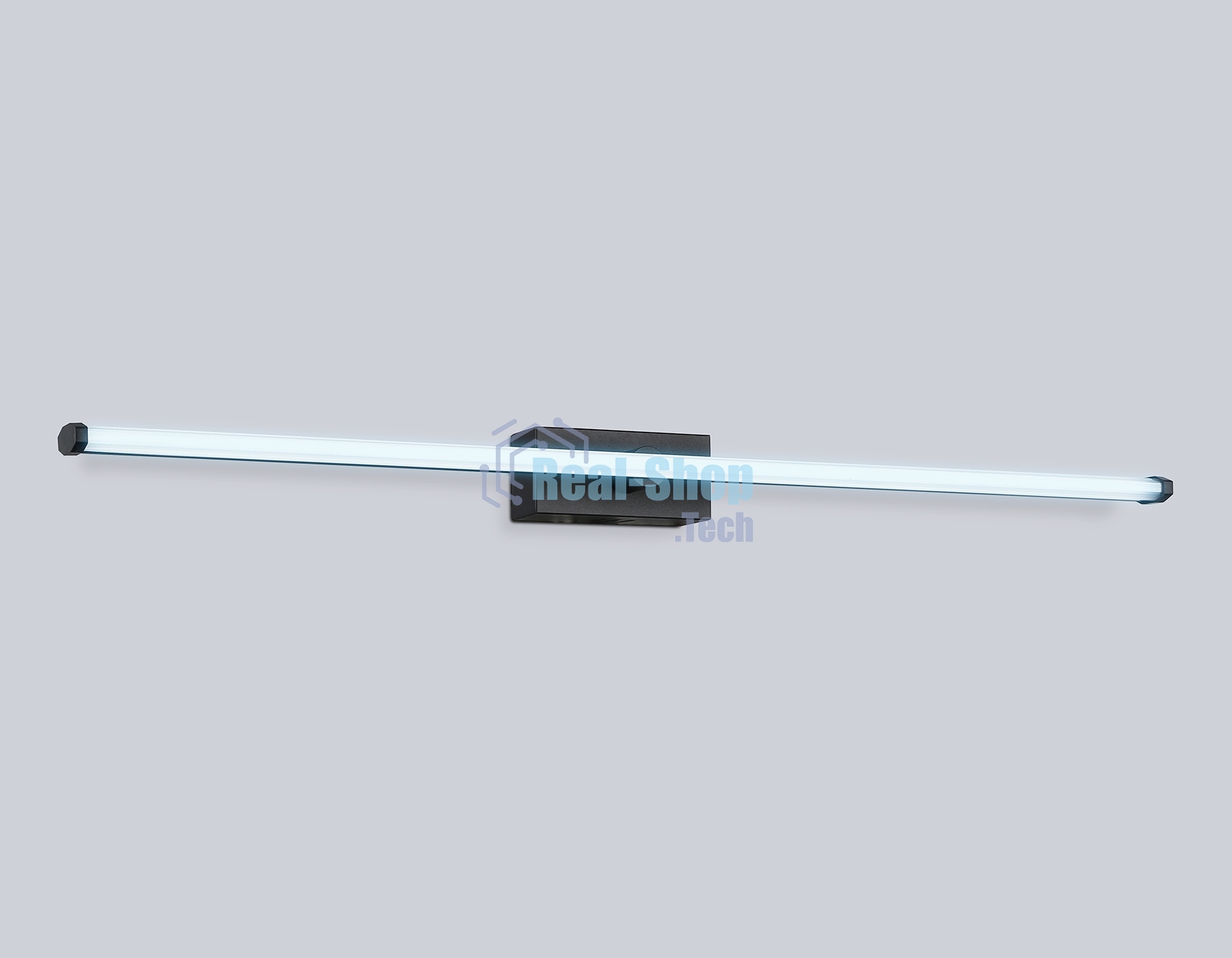 Настенный светодиодный светильник Ambrella light FL6122 BK черный 14W 3000K-6400K 610*45*80