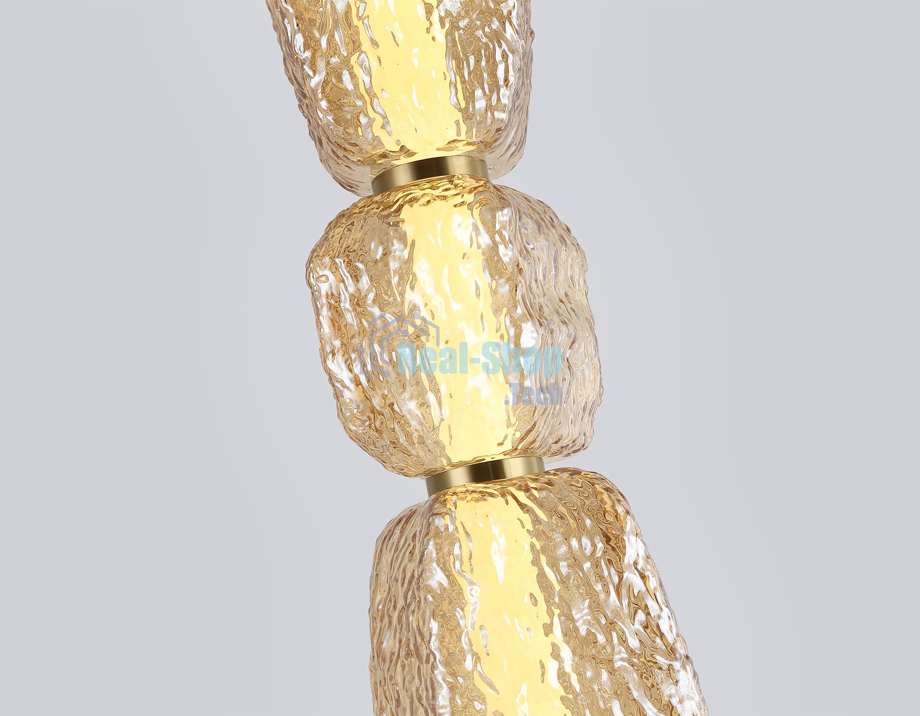 Светильник Ambrella light LH30112 SB/TI бронза/янтарь 35W 3000K D260*1325