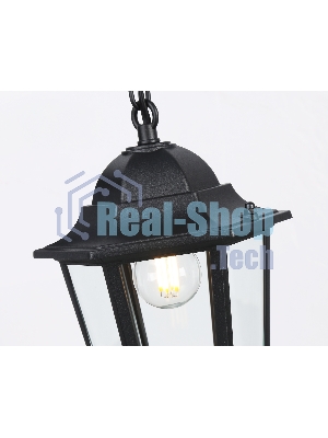 Светильник Ambrella light ST2029 BK/CL черный/прозрачный IP54 E27 max 40W D150*780