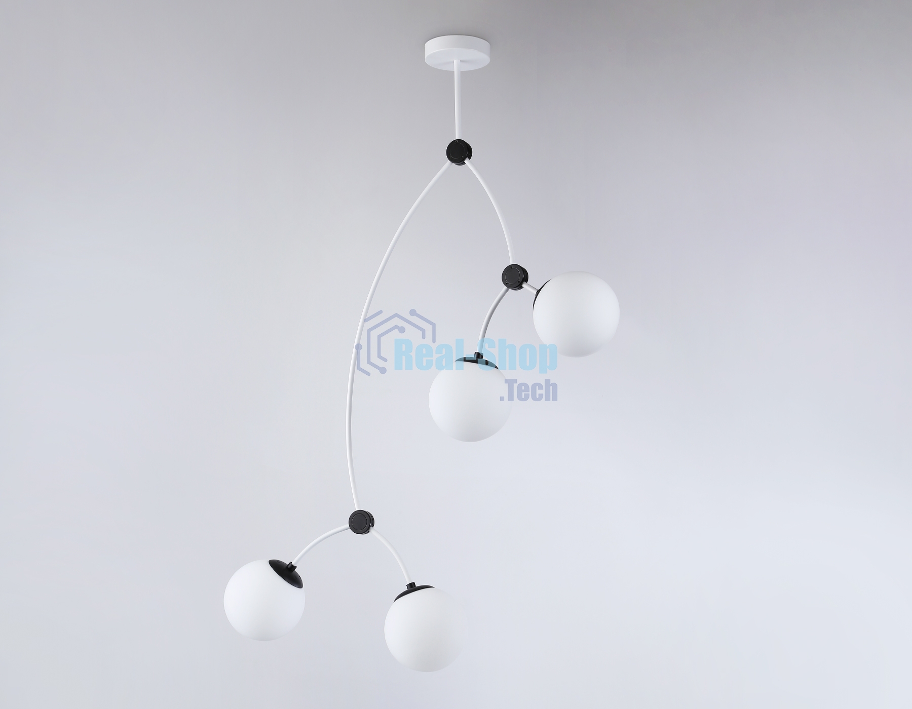 Светитльник Ambrella Light TR2572/4 WH/BK белый/черный E27/4 max 60W D790*1120