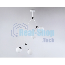 Светитльник Ambrella Light TR2572/4 WH/BK белый/черный E27/4 max 60W D790*1120