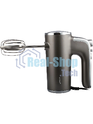 Миксер Vitek VT-HM1005 серебристый, ручной, 600 Вт, 6 скоростей
