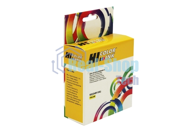 Расходные материалы Hi-Black C4913A Картридж HP DJ 500/800 , №82 (Hi-Black) C4913A, Y    