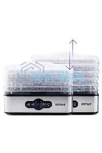 Сушилка для овощей и фруктов Kitfort KT-1914 5под. 240Вт черный