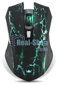 Мышь проводная Crown Gaming CMXG-600 черный, 2200 dpi, USB, кнопки - 6