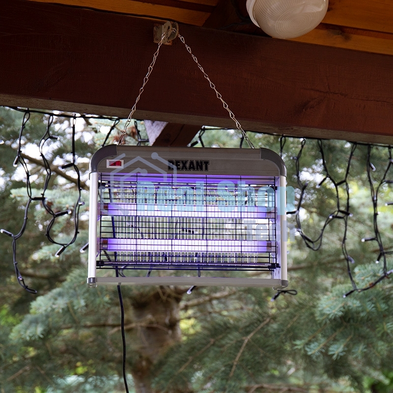 Антимоскитная лампа Rexant 2 х 10 Вт, 220 В (R80)