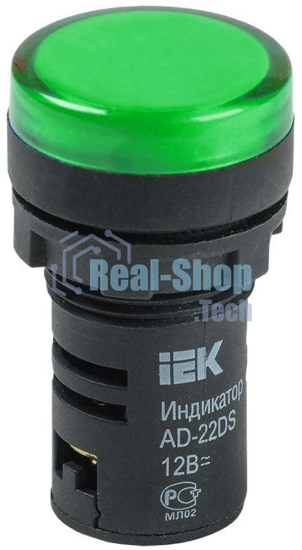 Арматура светосигнальная AD-22DS 24В AC/DC зел. ИЭК BLS10-ADDS-024-K06