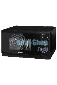 Микроволновая печь Starwind SWM5720 черный, 20 л, 700 Вт, переключатели - поворотный механизм