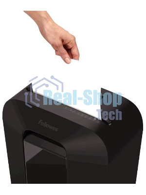 Шредер Fellowes PowerShred LX70 черный (секр.P-4)/перекрестный/11лист./18лтр./скрепки/скобы/пл.карты