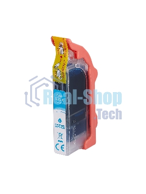 Картридж струйный Sakura 2934B004 (521 C) для Canon, голубой, 8,4 мл., 530 к.