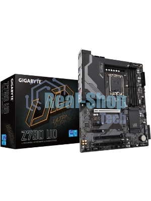 Материнская плата Gigabyte Z790 UD, LGA 1700, Intel Z790, 4xDDR5, 6xSATA, 3xM.2, 1xPCI-E 5.0 x16, 1xPCI-E 4.0 x4, 1xPCI-E 3.0 x1, 1xHDMI, 1xDP, 1x 2.5Gb LAN, 4xUSB-A 2.0, 4xUSB-A 3.2 Gen 1, 1xUSB-A 3.2 Gen 2, 1xUSB-C 3.2 Gen 2x2, 7.1, ATX